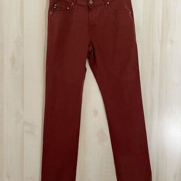 AG Adriano Goldschmied the graduate tailored leg rust pants jeans, size 14 - Picture 1 of 16